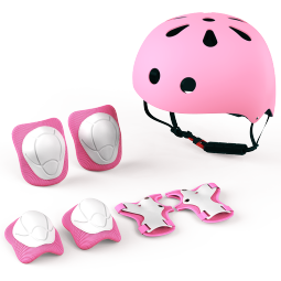 京东京造 头盔护具套装 轮滑护具儿童溜冰鞋 滑板平衡车自行车护具7件套
