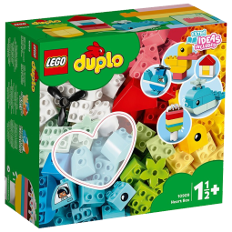 乐高（LEGO）积木玩具 得宝大颗粒系列 10909 心形创意盒 1岁+ 早教益智