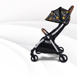 阿布纳（Abner）婴儿推车可坐躺轻便折叠便携伞车新生儿宝宝避震手推车0-3岁用 潮酷鸭