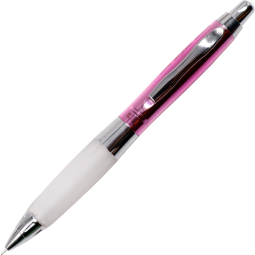 三菱（uni）摇摇出芯自动铅软胶笔握学生活动铅笔M5-618GG 0.5mm 白胶粉杆
