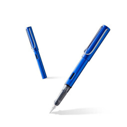 凌美（LAMY）钢笔 AL-star恒星系列宝石蓝办公签字笔 德国进口F0.7mm 宝石蓝1