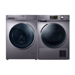 海尔（Haier）洗烘套装 10Kg滚筒洗衣机全自动+热泵烘干机家用组合 香薰智投 除菌祛螨 EG100PRO6S+GBN100-636