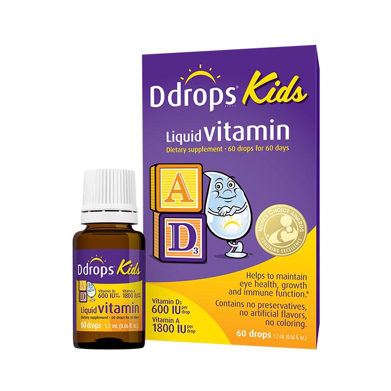 ddrops ad一岁以上婴幼儿补钙 d3滴剂