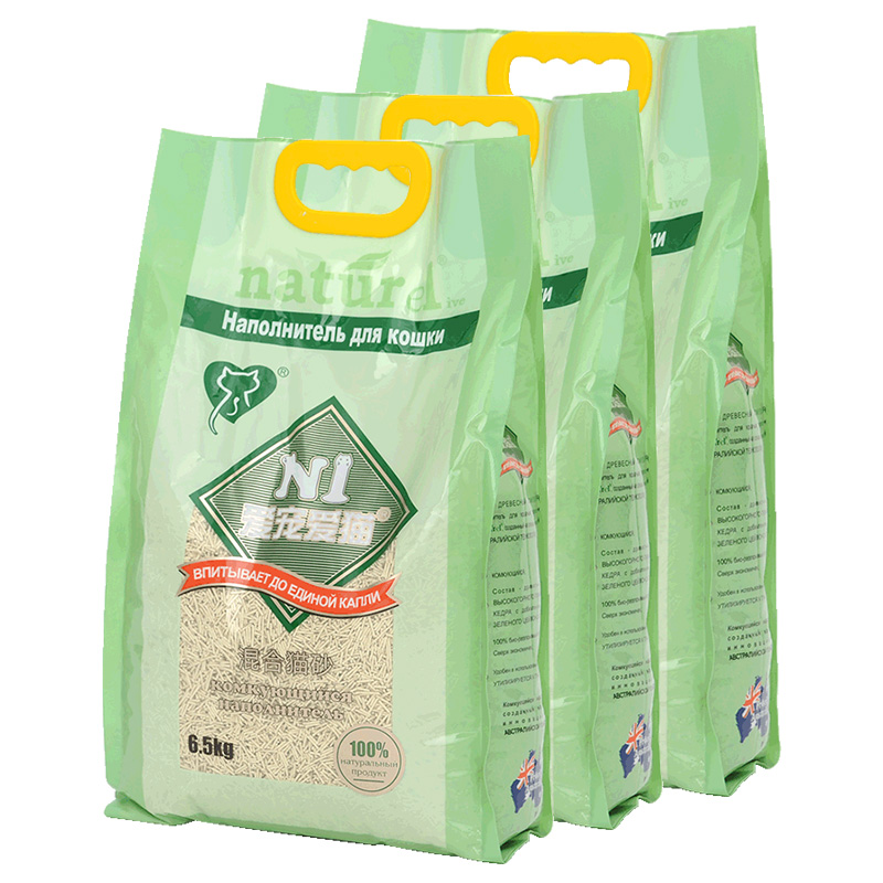 n1混合*3包玉米豆腐矿石除臭猫砂