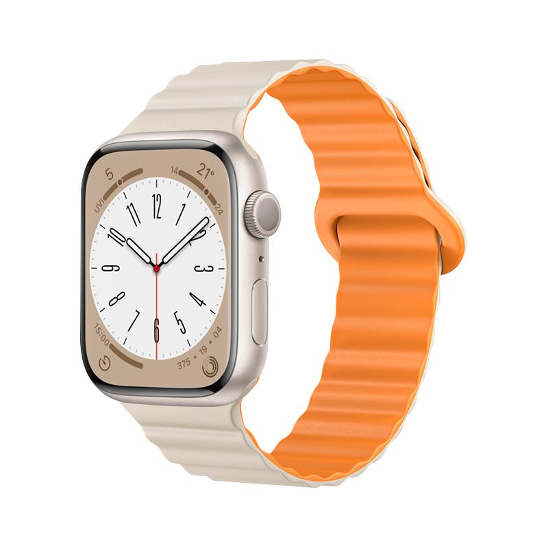 适用iwatch8苹果s7表带s8硅胶手表
