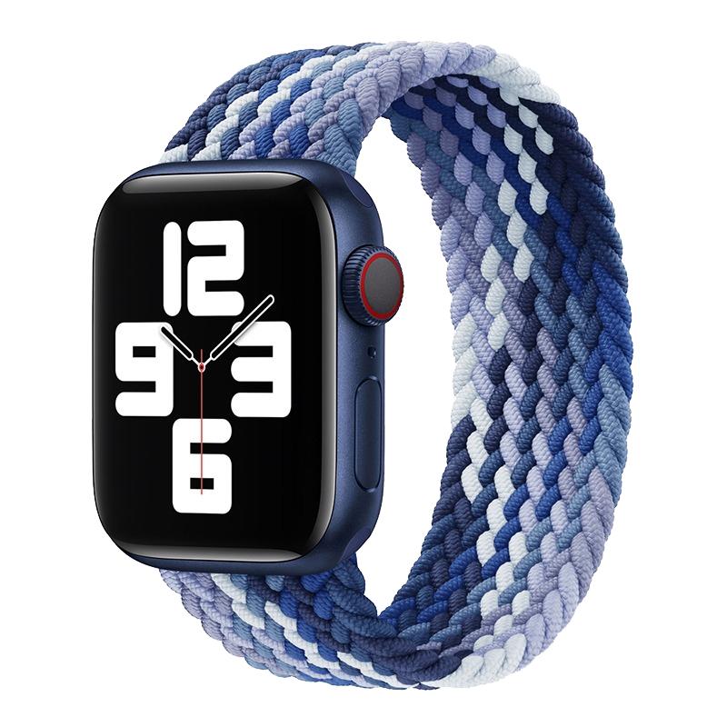 适用苹果iwatch7 / 8尼龙编织手表