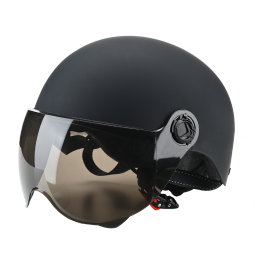 永久（FOREVER）3C认证款电动车头盔骑行头盔安全帽四季轻便式均码黑色四季通用