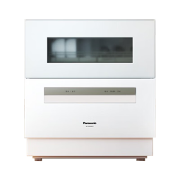 松下（Panasonic）洗碗机家用台式全自动小型台面高温除菌烘干一体刷碗机智能家电NP-UW5WK2T 可视化窗口[易安装]