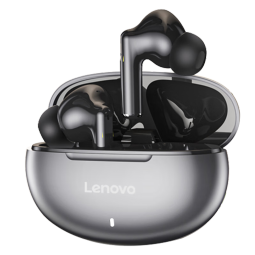 联想（lenovo）蓝牙耳机真无线 降噪耳机入耳式 蓝牙5.3游戏运动音乐耳机适用于苹果华为小米手机TC3306风暴灰