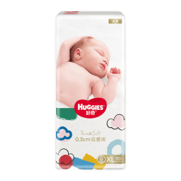 好奇Huggies 金装纸尿裤 婴儿尿不湿超薄柔软超大吸力透气 XL60片【12-17kg】