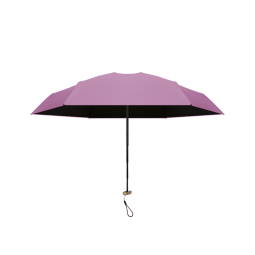 美度（MAYDU）迷你六折空气伞防晒防紫外线太阳伞女晴雨两用口袋伞M6100 熏衣紫