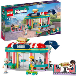 乐高（LEGO）积木玩具 好朋友系列 41728 心湖城市中心餐厅 6岁+ 生日礼物