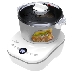 利仁（Liven）和面机家用揉面机厨师机多功能智能醒面机料理机全自动活面搅面机面包面粉搅拌机5升 HMJ-D5036