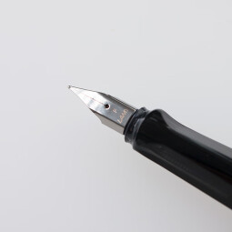 凌美（LAMY） 钢笔Al-Star恒星系列签字笔学生办公用墨水笔 纯黑色 F尖