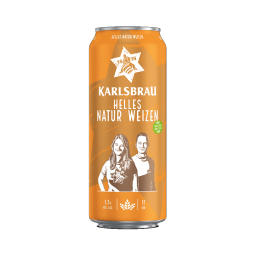 卡斯布鲁（KARLSBRÄU）小麦啤酒 500ml*24听 整箱装 德国原装进口
