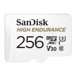 闪迪（SanDisk）256GB TF（MicroSD）内存卡 4K V30 U3 行车记录仪&安防监控内存卡 读速100MB/s 家庭监控存储卡