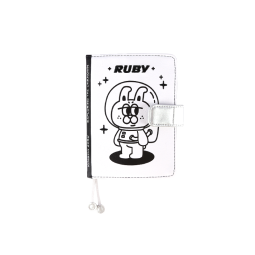kinbor 创意太空ruby半年册刺绣A6手账本宇宙航天记事本学生笔记本自律本DT51060