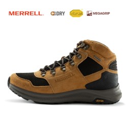 迈乐（Merrell）MERRELL迈乐复古徒步鞋男ONTARIO 85驯鹿耐磨防滑防水轻便登山鞋 J500161 金黄（男） 42