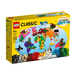 乐高（LEGO）积木玩具 经典创意系列 11015环球动物大集合 4岁+六一儿童节礼物