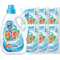 家安（HomeAegis）天然酵素洗衣液12斤套装机洗手洗偏中性低泡易漂洗