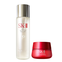 SK-II神仙水230ml+大红瓶面霜50g精华液sk2水乳护肤品套装化妆品全套