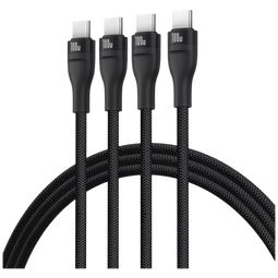 倍思充电线三合一Type-C数据线苹果C to 3C快充100W一拖三适用车载充电器线iPhone16/15手机华为小米