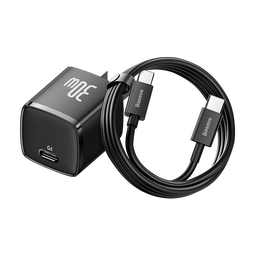 倍思小方块Pro 30W苹果17氮化镓充电器套装兼容iPhone17/16/15Pro快充头PD27W手机ipad数据线Type-C头