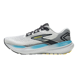 布鲁克斯（BROOKS）甘油21跑步鞋男注氮科技透气运动鞋缓震跑鞋Glycerin 平衡 椰奶色/铁灰/黄色 40