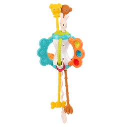 谷雨婴儿抽抽乐0-1岁玩具手部拉拉乐早教启智按按乐男女孩礼物G308