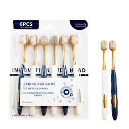 COBQB山姆同款牙刷6支装 宽头清洁家用软毛软毛牙刷 山姆同款牙刷1板 6支