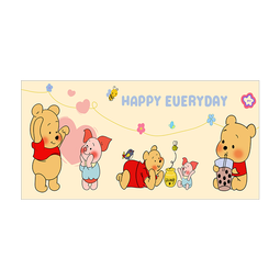 KAYE卡通卧室床边毯加厚免洗少女飘窗垫客厅沙发茶几毯子儿童房间地毯 SJR-K维尼宝宝 60X160cm