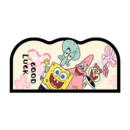 KAYE卡通床边地毯仿羊绒女孩儿童房间加厚地垫家用客厅卧室公主床边毯 FYR-海绵宝宝家族 50X140cm