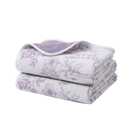 金号全棉抗菌毛巾被六层纱布毯子夏季空调盖毯午睡毯 如茉 150*200cm