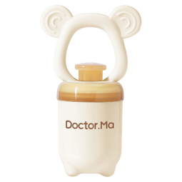 马博士婴儿咬咬袋吃水果神器宝宝果蔬辅食器4个月+咬咬胶乐M+L咬袋白色