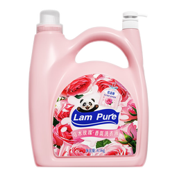 蓝漂BIG大大桶洗衣液特添低温酶温和高效洁净去渍香氛柔顺护衣留香SY 4.5kg*1桶 【经典乌木玫瑰香】