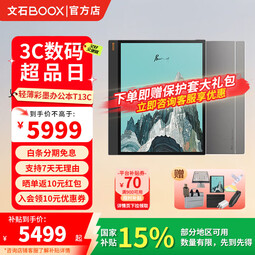 BOOX文石T13C电纸书 13.3英寸轻薄彩墨办公本 电子书阅读器 彩色墨水屏电子纸 智能阅读平板电脑办公本 标配【送磁吸皮套大礼包】