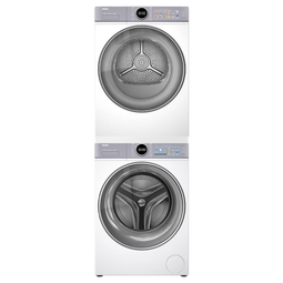 海尔云溪4.0洗烘套装77EW/37E/53E/67E/582洗衣机烘干机洗干套装10公斤/13公斤/12公斤 【热销云溪4.0】77E丨直驱精华洗+双擎热泵