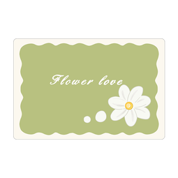 KAYE浴室地垫卫生间速干吸水防滑垫卫浴厕所门口脚垫家用厨房入户门垫 GZN-清新美 40X60cm