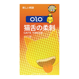 OLO猫舌倒刺狼牙G点大颗粒玻尿酸避孕套成人情趣延时持久安全套 猫舌+G点+龙刺+菇菇=40只