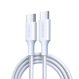 绿联双头Type-C数据线PD60W快充C to C车载适用苹果17/16/15充电线iPhone16e/15ProMax华为荣耀手机 【1米】PD60W-苹果17-15同质编织