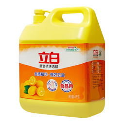 立白金桔洗洁精大桶家用厨房洗碗洗涤剂温和家用 8斤装】洗洁精4kg*1瓶+清洁球