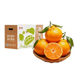 京觅四川春见耙耙柑水果12枚礼盒单果200g+源头直发包邮