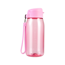 特百惠（Tupperware）乐趣550ml男女学生大容量运动可爱便携夏季塑料水壶水杯子 柔蜜粉550ml1个