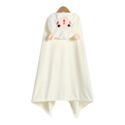 COOKSS 儿童浴巾婴儿浴袍宝宝带帽斗篷浴袍新生儿超软吸水婴儿毛巾