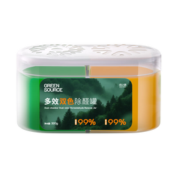 绿之源多效双色除醛罐 除味除甲醛果冻除醛魔盒新房甲醛清除剂真除醛 1罐丨多效双色除醛罐丨净化15-20㎡ 300g 1盒