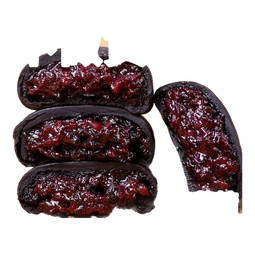 【养生必备】五黑桑葚紫米饼无蔗糖代餐糕点心休闲零食品早餐面包 五斤装100包