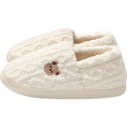 棉拖鞋女款秋冬季2025新款室内家居情侣防滑保暖毛绒包跟棉拖鞋男 GT-M-6840粉色 40 （40-41）