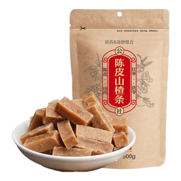 沂蒙公社 0添加剂山楂条酸甜开胃软糯休闲儿童零食蜜饯果干 陈皮山楂条500g