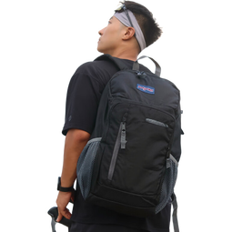 JANSPORT杰斯伯新款商务大容量双肩背包男士旅行轻便电脑包高中生大学生 2T3F3D6商务黑-电脑隔层+水杯侧袋