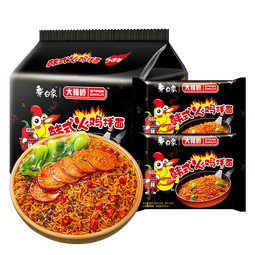 白象火鸡面干拌面袋装大辣娇泡面方便面韩式火鸡面咸蛋黄小龙虾拌面 【5袋】火鸡面组合装